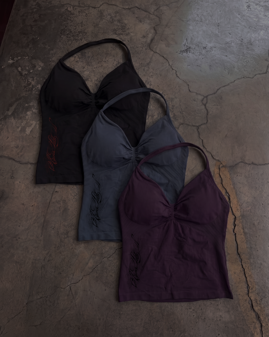 Veil Halter Top | Three Pack