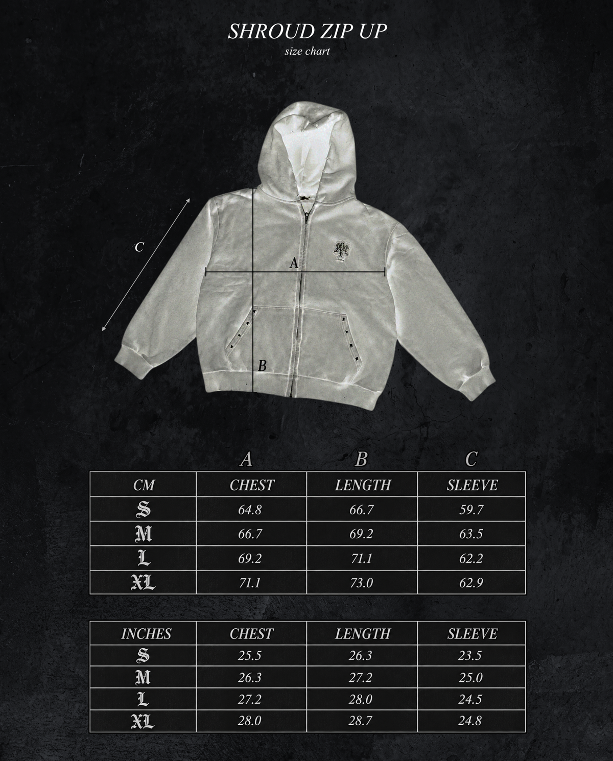 SHROUD BAGGY ZIP-UP