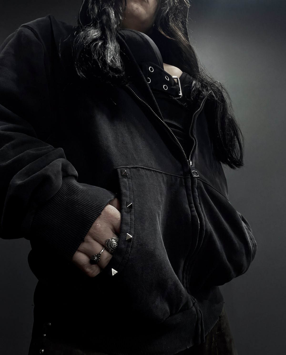 SHROUD BAGGY ZIP-UP